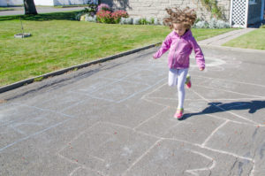 Outdoor Activities (Hopscotch) for Kids Quarantine COVID-19